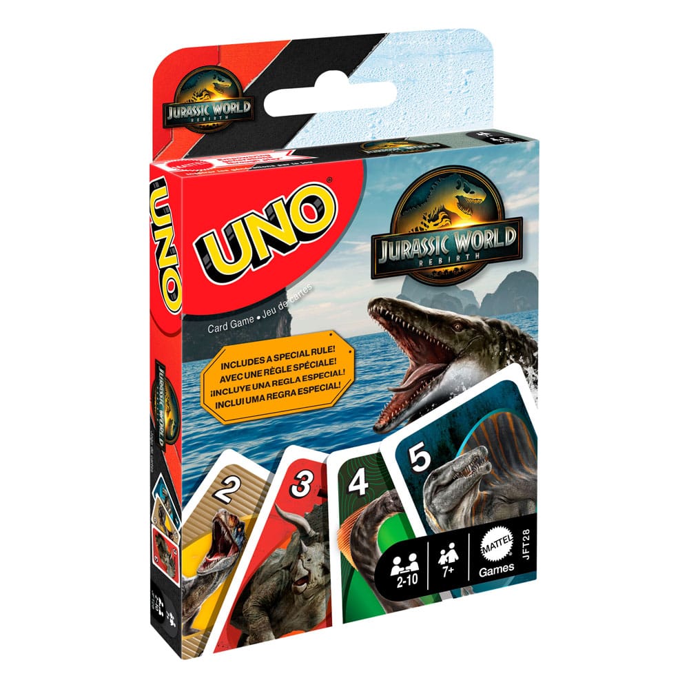 Jurassic World: Die Wiedergeburt UNO Kartenspiel Image 5