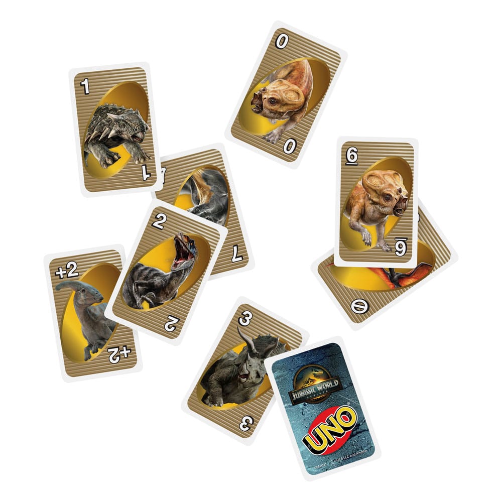 Jurassic World: Die Wiedergeburt UNO Kartenspiel Image 7