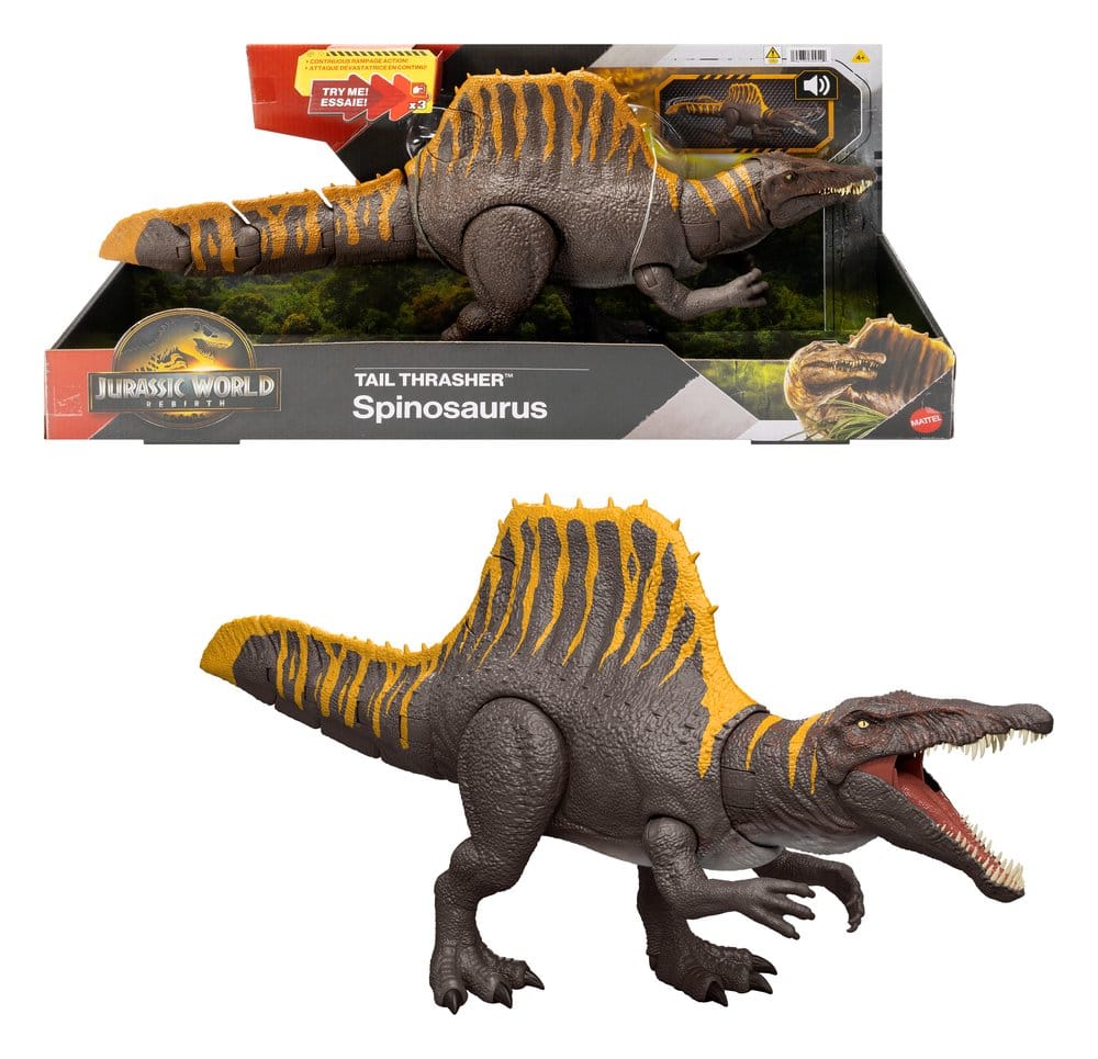 Jurassic World: Die Wiedergeburt Actionfigur Tail Thrasher Spinosaurus 55 cm Image 2