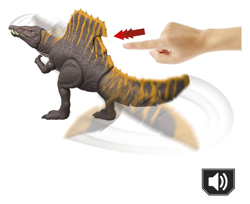 Jurassic World: Die Wiedergeburt Actionfigur Tail Thrasher Spinosaurus 55 cm Image 6