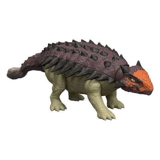 Jurassic World: Die Wiedergeburt Actionfigur mit Sound Wild Roar Ankylosaurus 7 cm Image 1