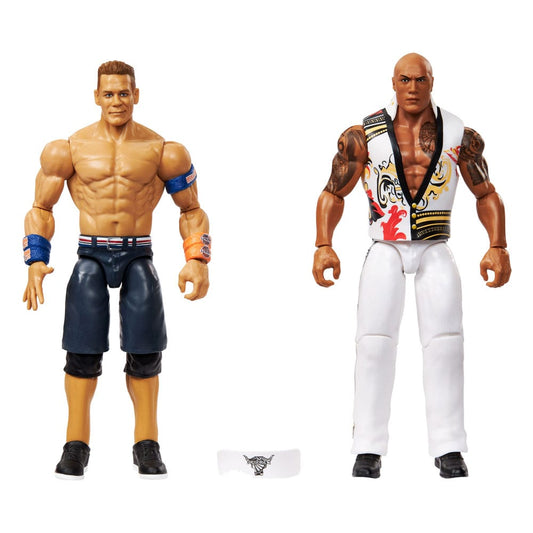 WWE Main Event Showdown Actionfiguren The Rock Final Boss vs John Cena 2-Pack 15 cm Image 2