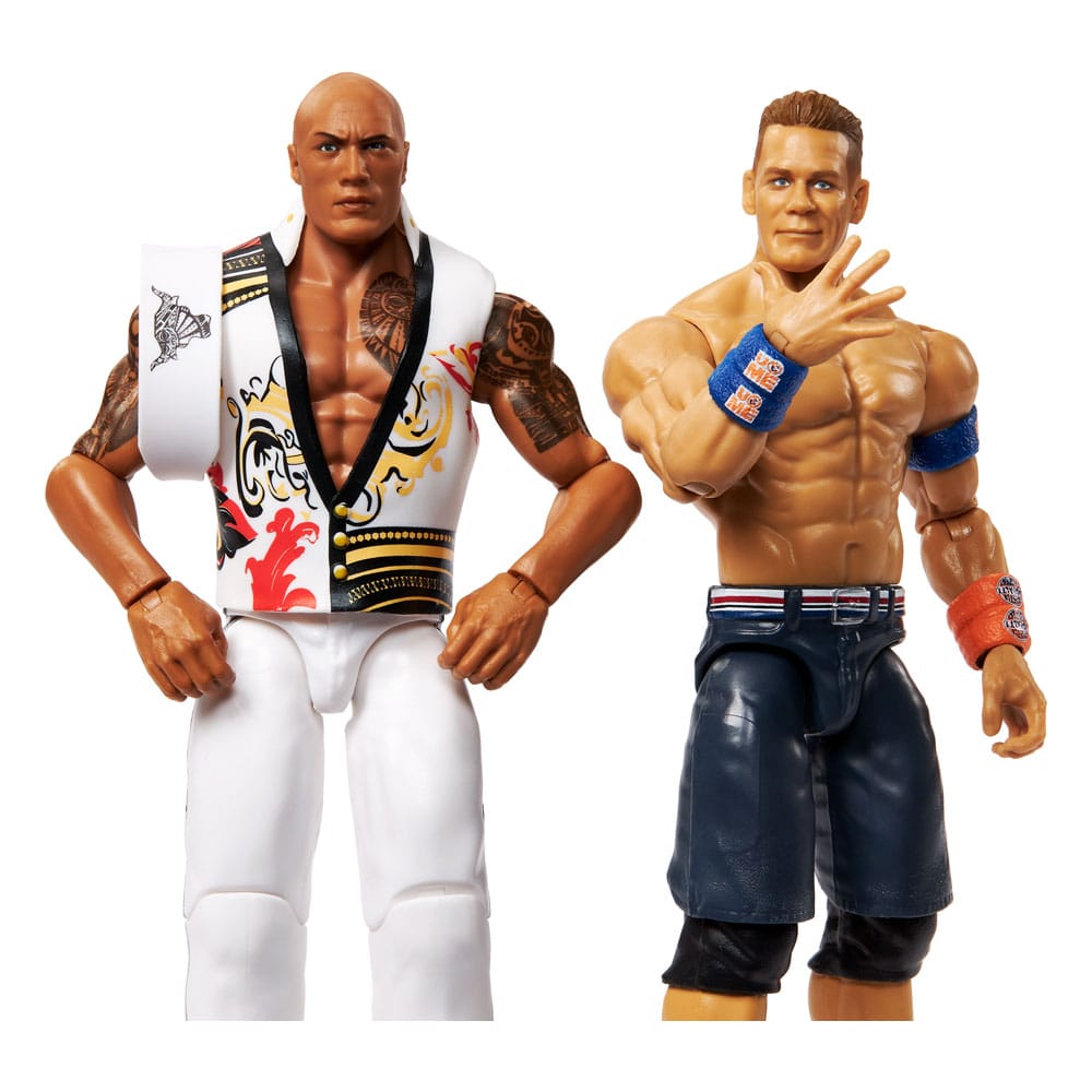 WWE Main Event Showdown Actionfiguren The Rock Final Boss vs John Cena 2-Pack 15 cm Image 5