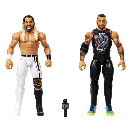 WWE Main Event Showdown Actionfiguren CM Punk vs Seth "Freakin" Rollins 2-Pack 15 cm Image 2