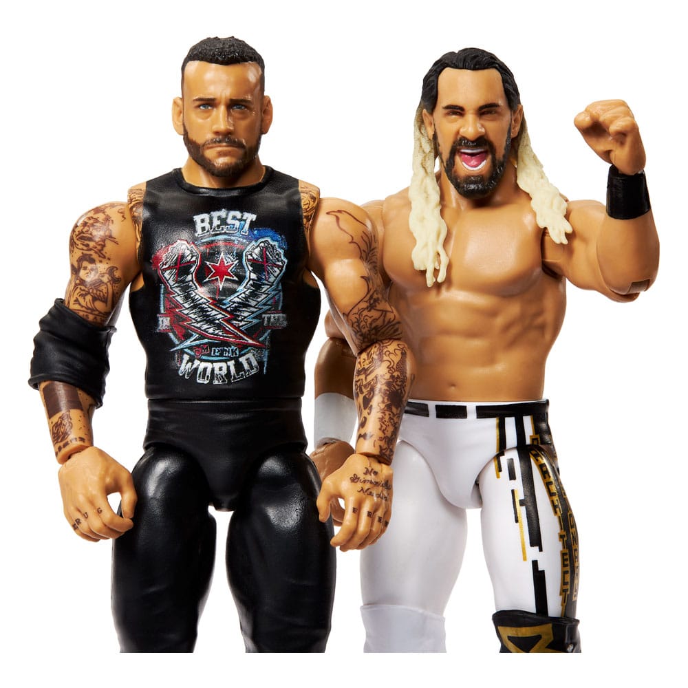 WWE Main Event Showdown Actionfiguren CM Punk vs Seth "Freakin" Rollins 2-Pack 15 cm Image 5
