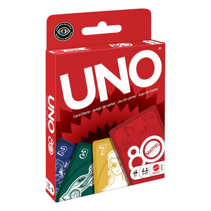 Mattel 80th Anniversary UNO Kartenspiel Ruby Red Image 5