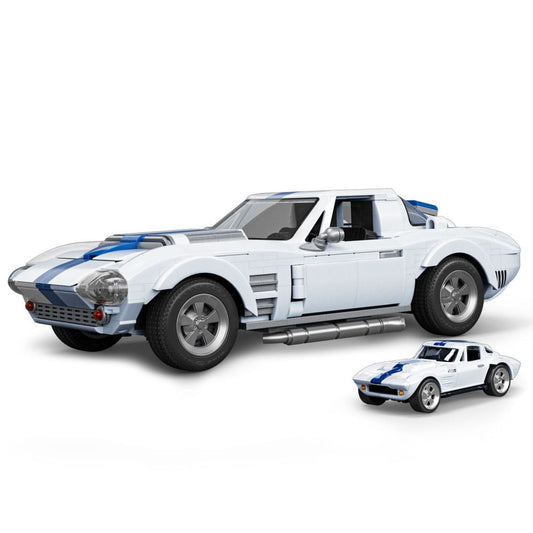 Mattel Brick Shop Hot Wheels Elite Series Bauset 1/16 Corvette Grand Sport Image 1