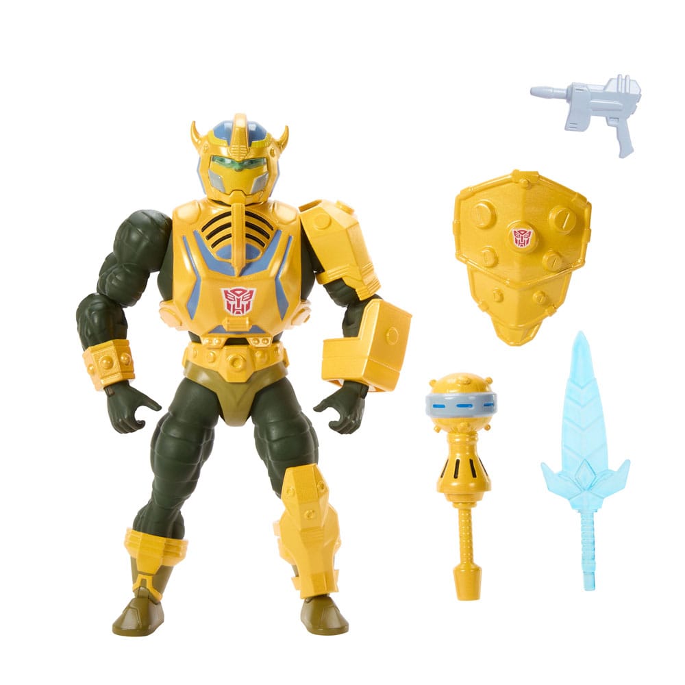 Masters of the Universe x Transformers Actionfigur Bumblebee Armor Man-At-Arms heo European Exclusive 14 cm Image 2