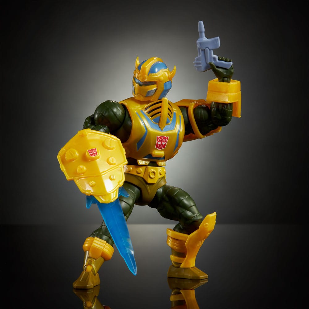 Masters of the Universe x Transformers Actionfigur Bumblebee Armor Man-At-Arms heo European Exclusive 14 cm Image 3