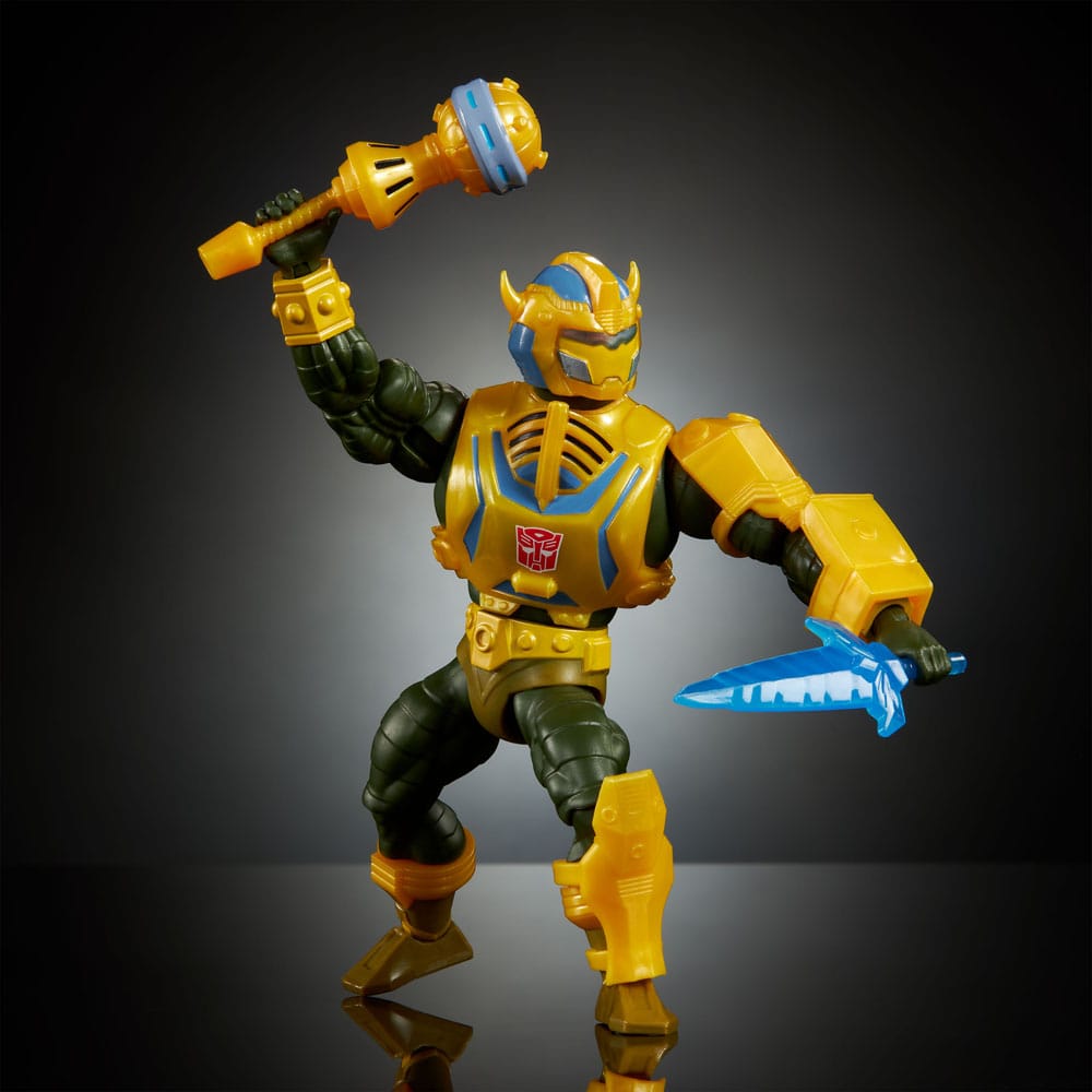 Masters of the Universe x Transformers Actionfigur Bumblebee Armor Man-At-Arms heo European Exclusive 14 cm Image 4