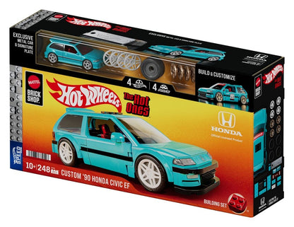 Hot Wheels Speed Series Mattel Brick Shop Bauset 1/32 Custom ’90 Honda Civic EF Image 5