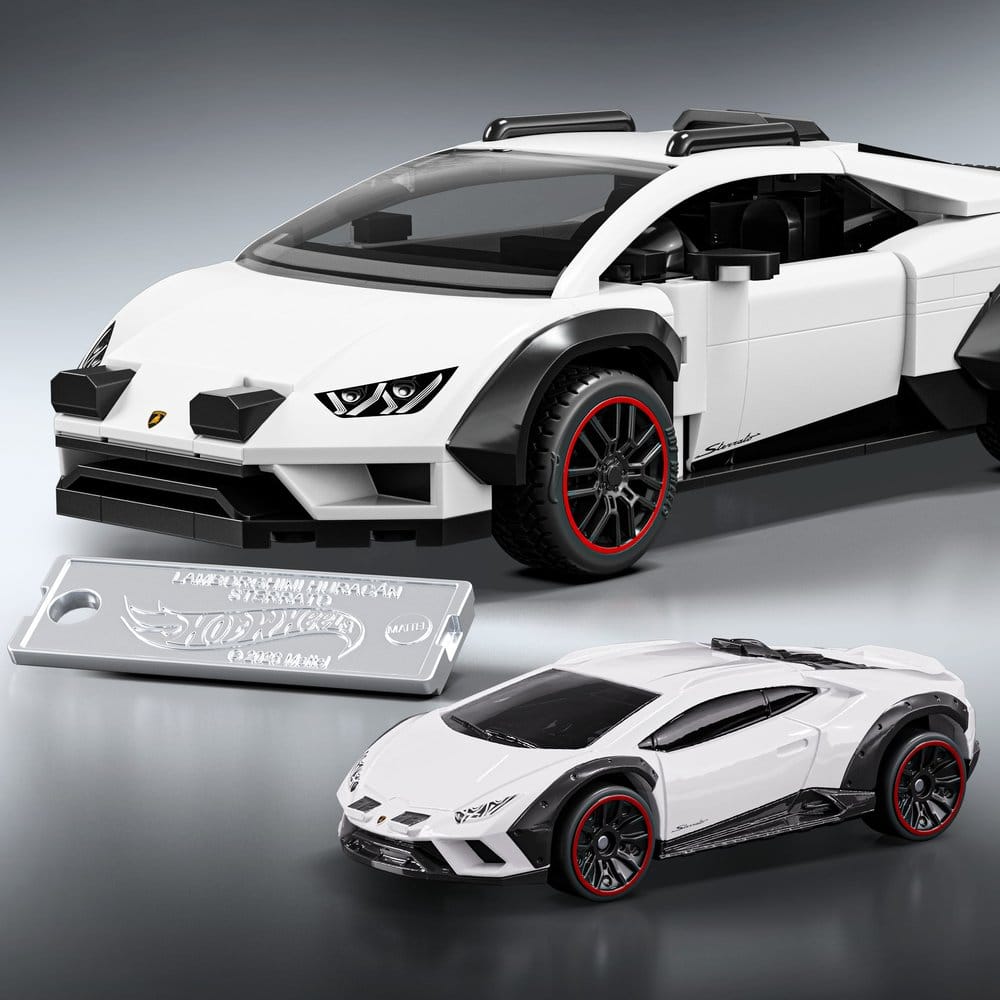 Hot Wheels Speed Mattel Brick Shop Bauset 1/32 Lamborghini Huracán Sterrato Image 5