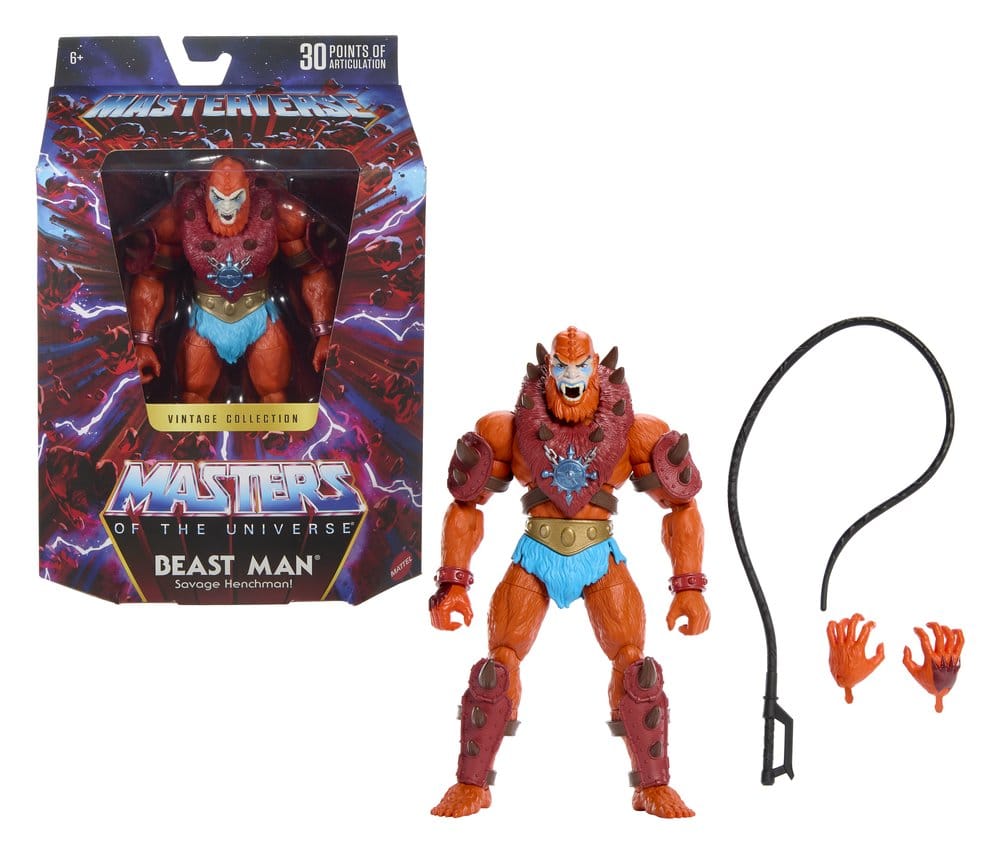 Masters of the Universe Masterverse Actionfigur Vintage Collection: Beast Man 18 cm Image 2
