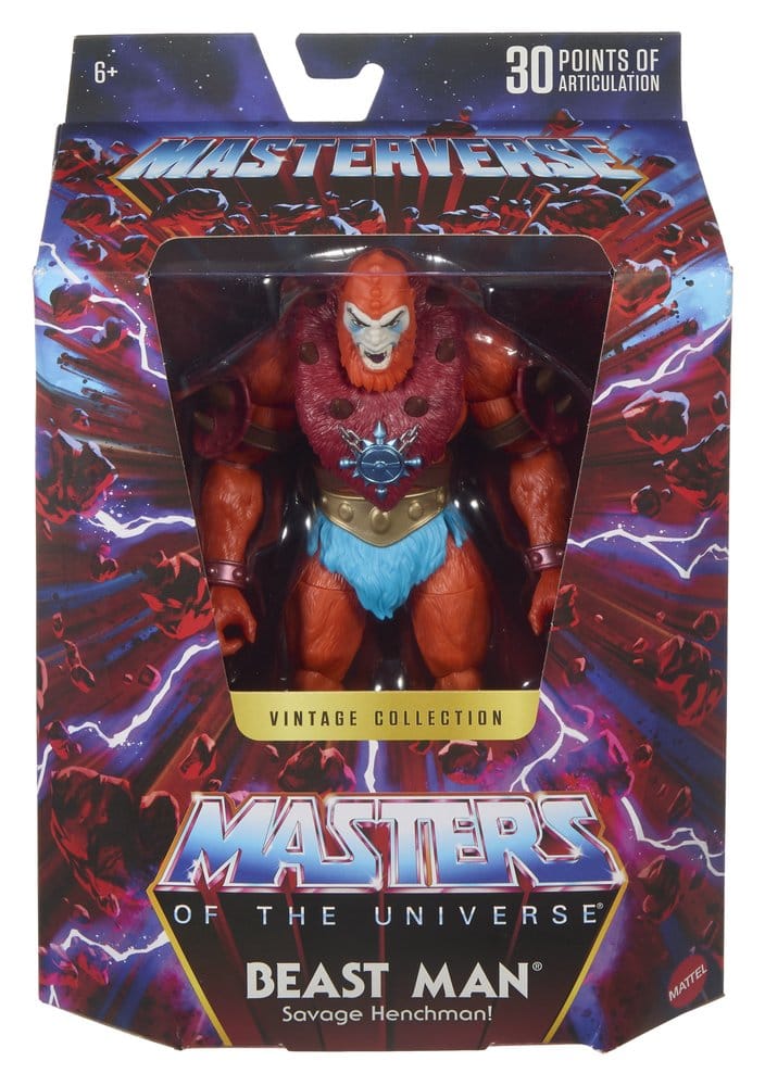 Masters of the Universe Masterverse Actionfigur Vintage Collection: Beast Man 18 cm Image 3