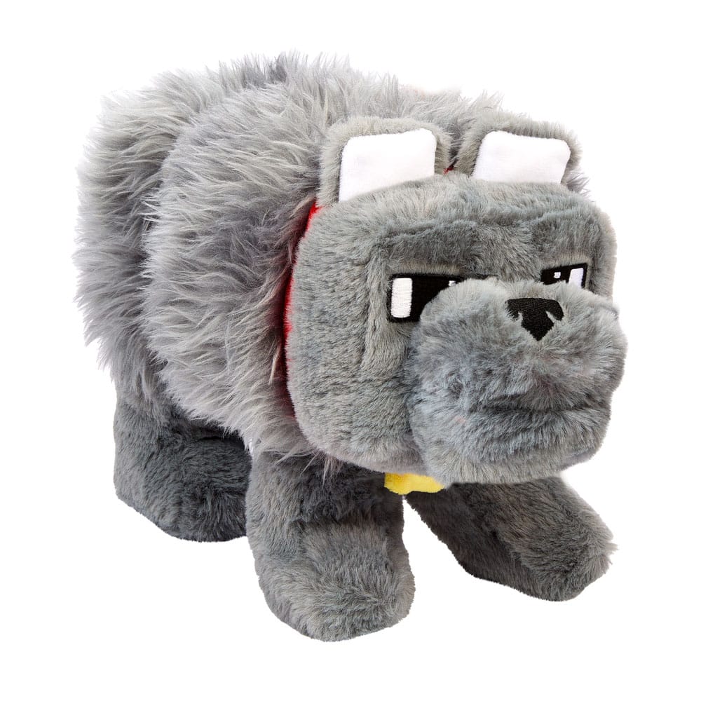 Ein Minecraft Film Plüschfigur mit Sound Dennis der Wolf 20 cm Image 1