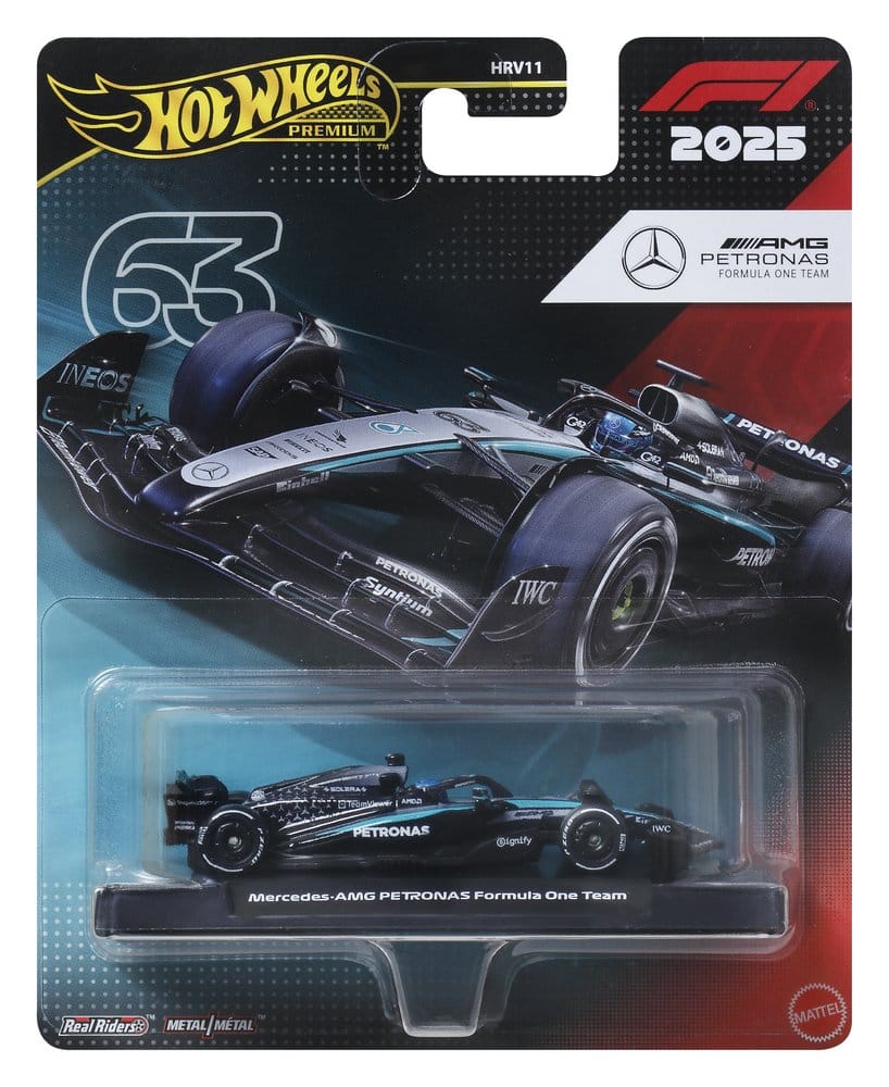 Formel 1 Hot Wheels Premium Die-Cast Fahrzeug 1:64 Team Mercedes Benz: Driver 1 Image 2
