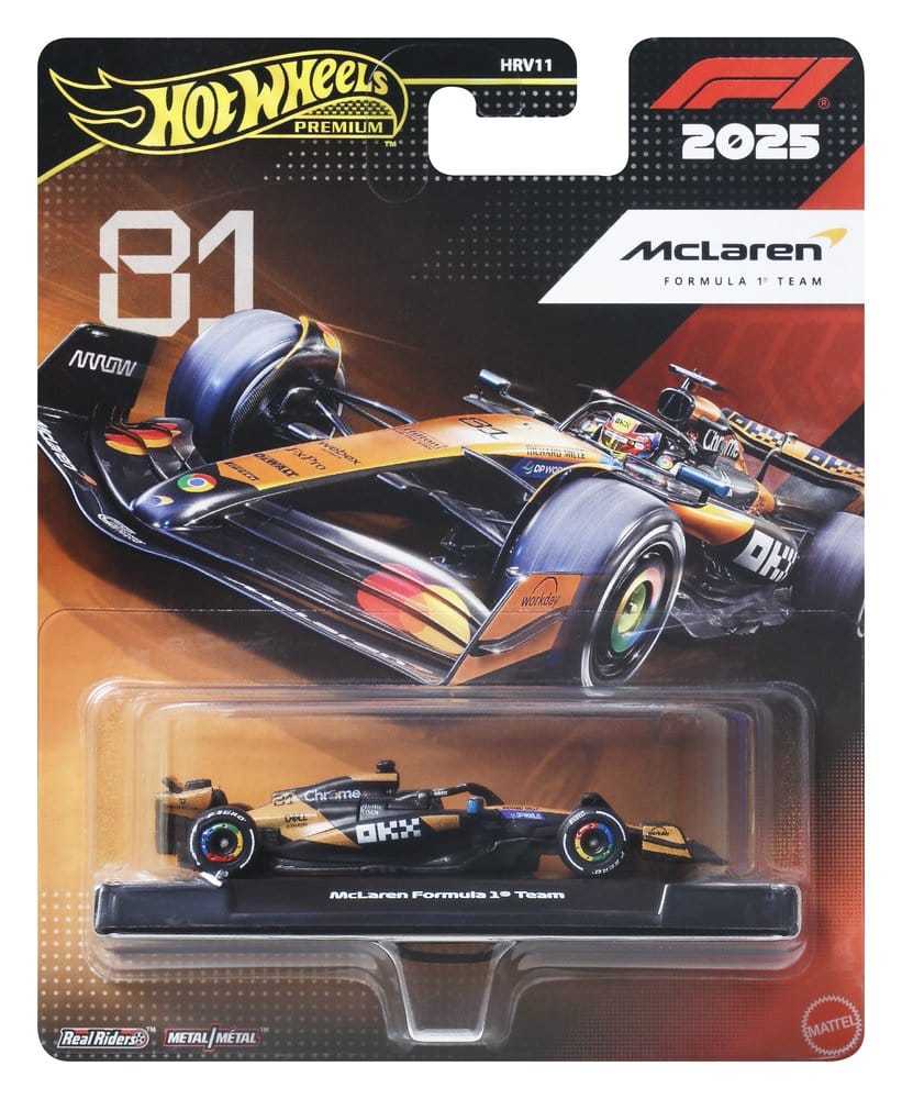 Formel 1 Hot Wheels Premium Die-Cast Fahrzeug 1:64 Team McLaren: Driver 1 Image 2