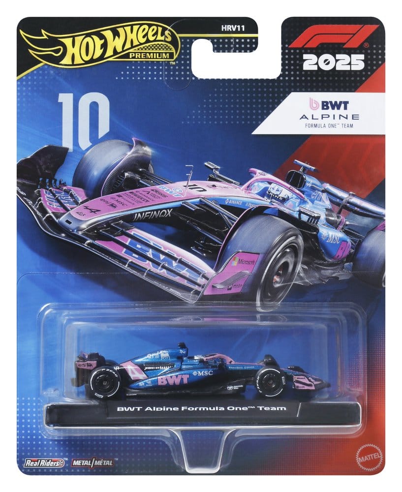 Formel 1 Hot Wheels Premium Die-Cast Fahrzeug 1:64 Team Alpine: Driver 1 Image 2