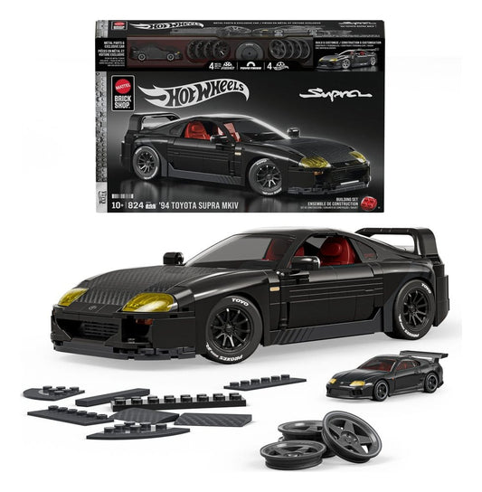 Hot Wheels Elite Mattel Brick Shop Bauset 1/16 '94 Toyota Supra MKIV Image 1