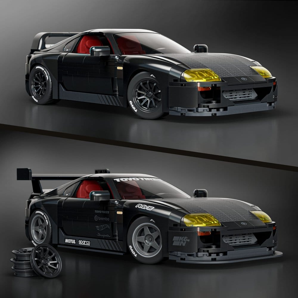 Hot Wheels Elite Mattel Brick Shop Bauset 1/16 '94 Toyota Supra MKIV Image 3