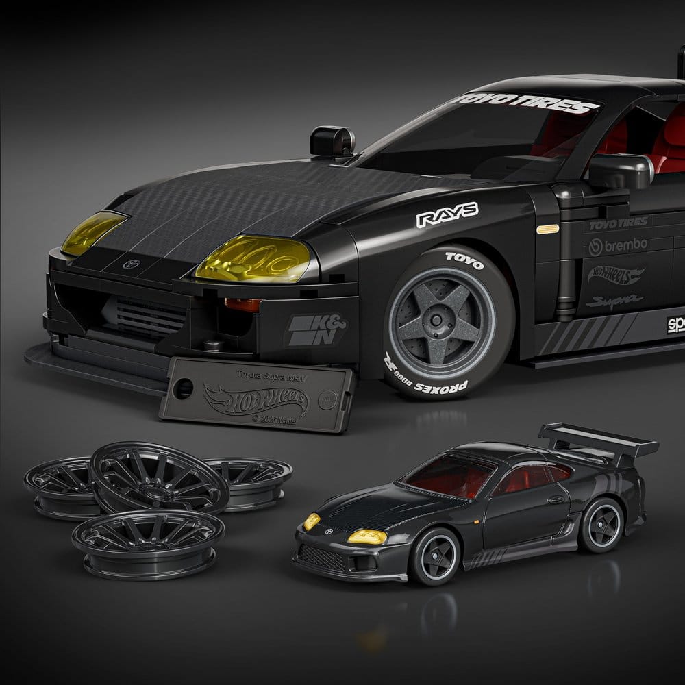 Hot Wheels Elite Mattel Brick Shop Bauset 1/16 '94 Toyota Supra MKIV Image 5