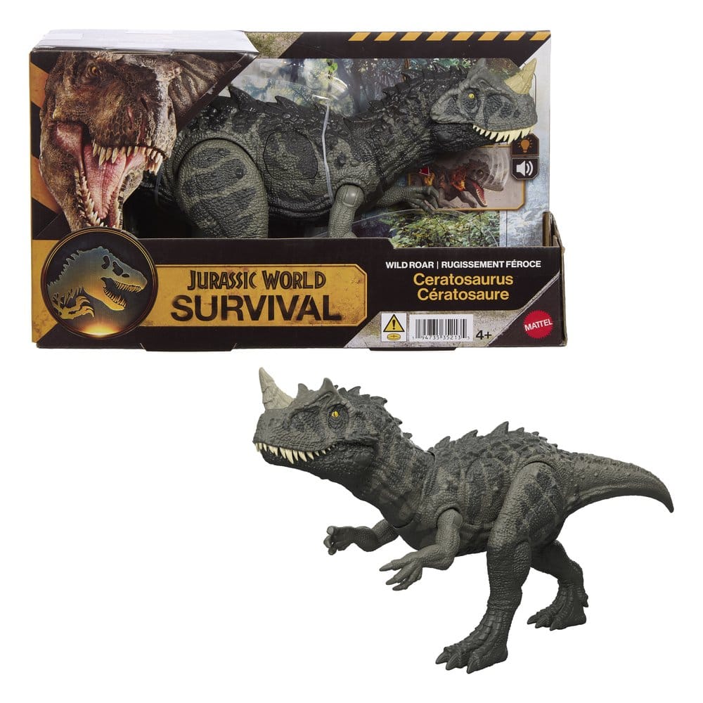 Jurassic World: Survival Actionfigur Wild Roar Ceratosaurus Image 2