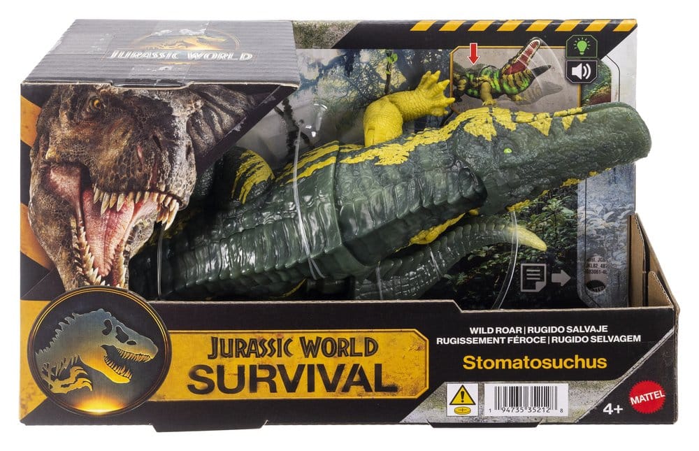 Jurassic World: Survival Actionfigur Wild Roar Stomatosuchus 37 cm Image 2
