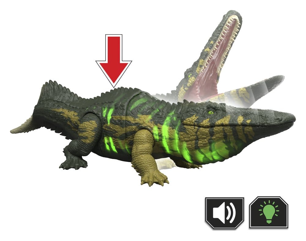 Jurassic World: Survival Actionfigur Wild Roar Stomatosuchus 37 cm Image 6