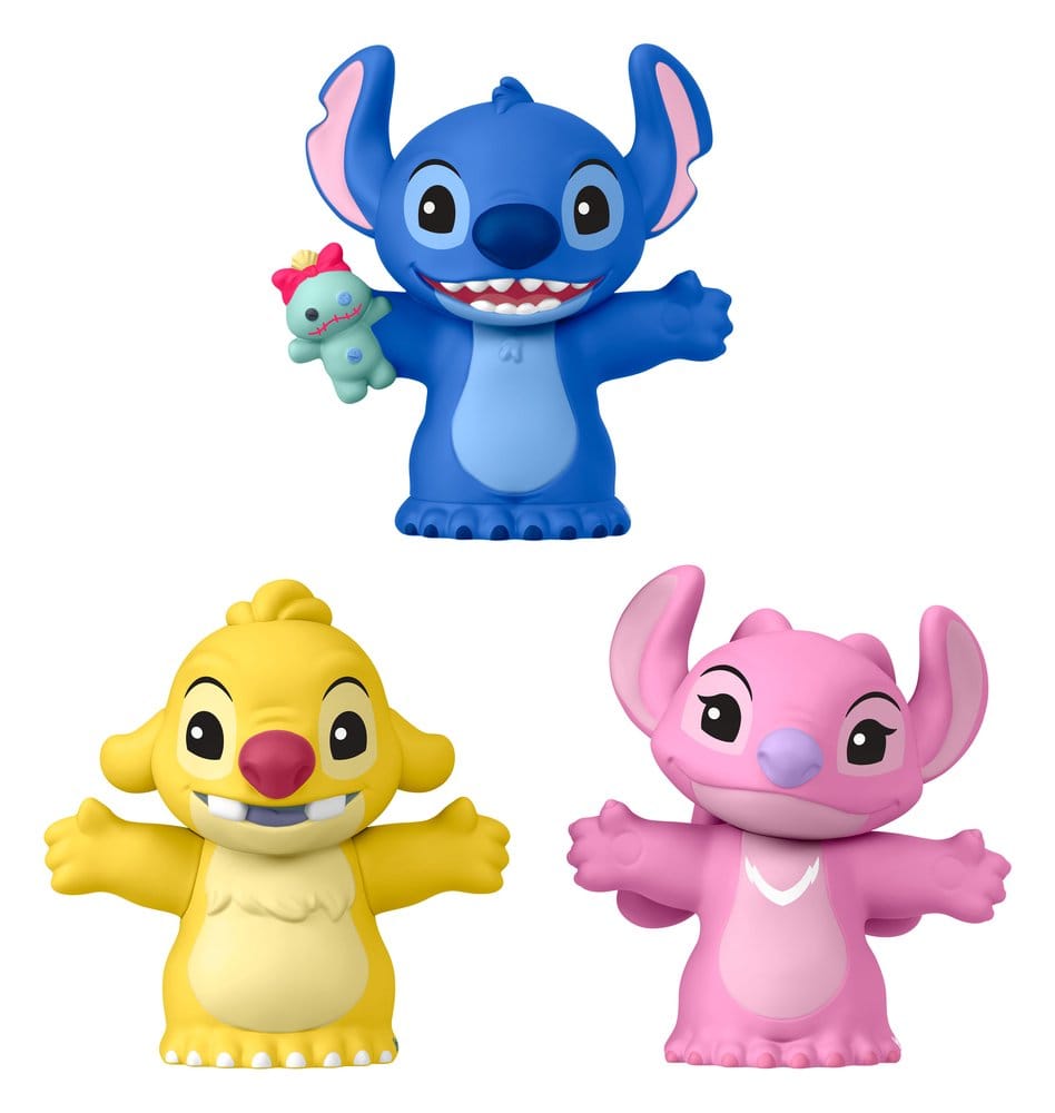 Lilo &amp; Stitch Little People Collector Minifiguren 3er-Pack Stitch &amp; The Cousins 7 cm Image 1