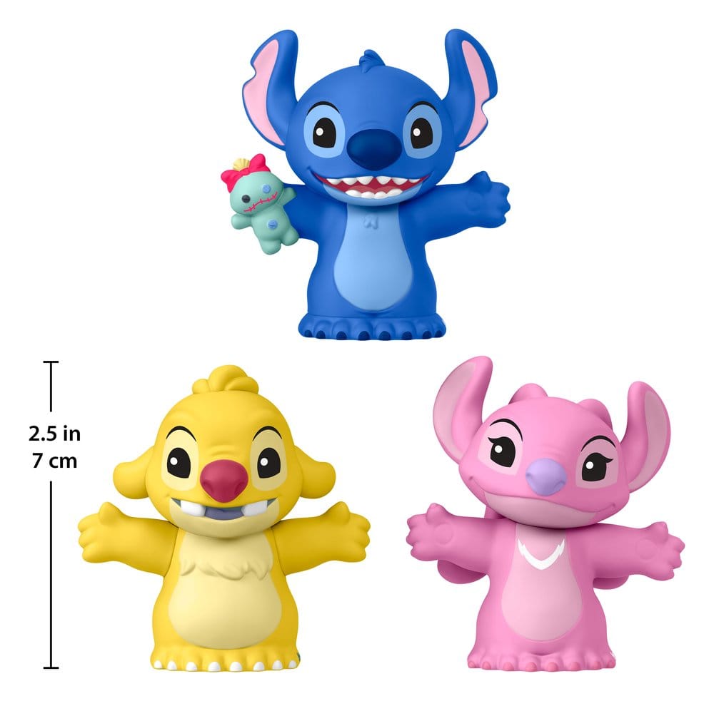 Lilo &amp; Stitch Little People Collector Minifiguren 3er-Pack Stitch &amp; The Cousins 7 cm Image 12