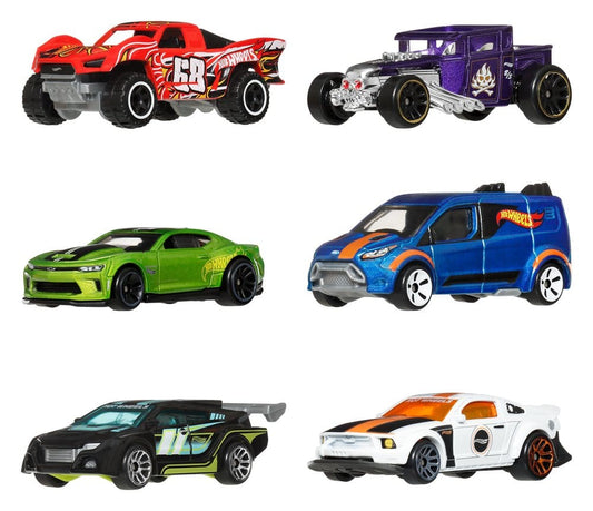 Hot Wheels Silver Series Die-Cast Fahrzeuge 6er-Pack 1/64 Legends Image 1