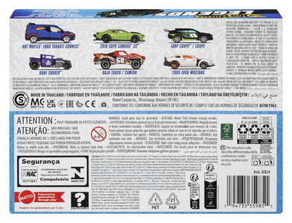 Hot Wheels Silver Series Die-Cast Fahrzeuge 6er-Pack 1/64 Legends Image 9