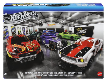 Hot Wheels Silver Series Die-Cast Fahrzeuge 6er-Pack 1/64 Legends Image 10