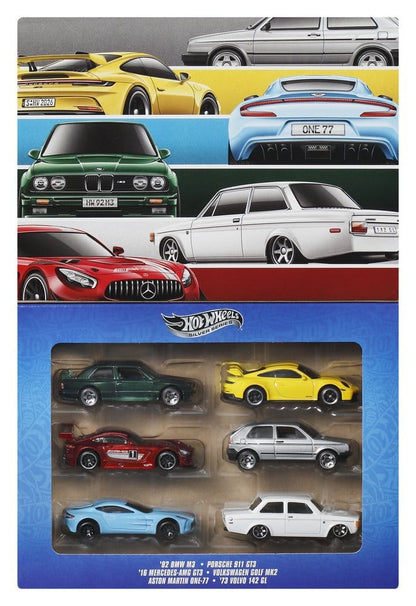 Hot Wheels Silver Series Die-Cast Fahrzeuge 6er-Pack 1/64 Euro Style Image 11