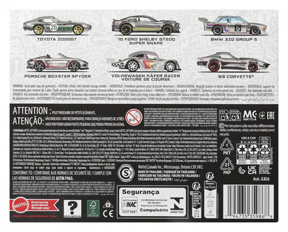Hot Wheels Silver Series Die-Cast Fahrzeuge 6er-Pack 1/64 ZAMAC Image 9
