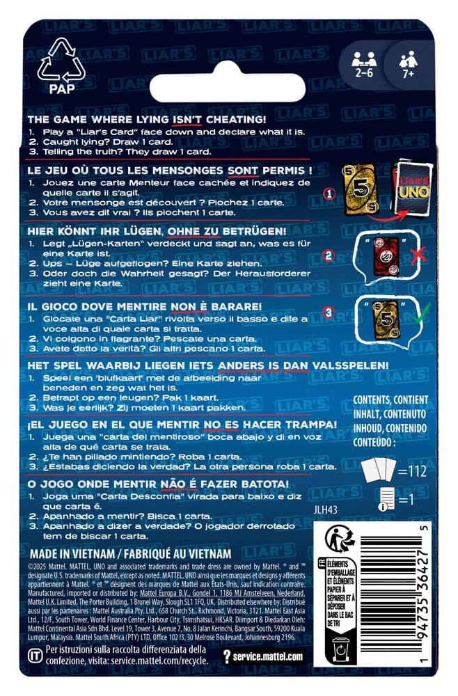 Liar's UNO Kartenspiel Image 9