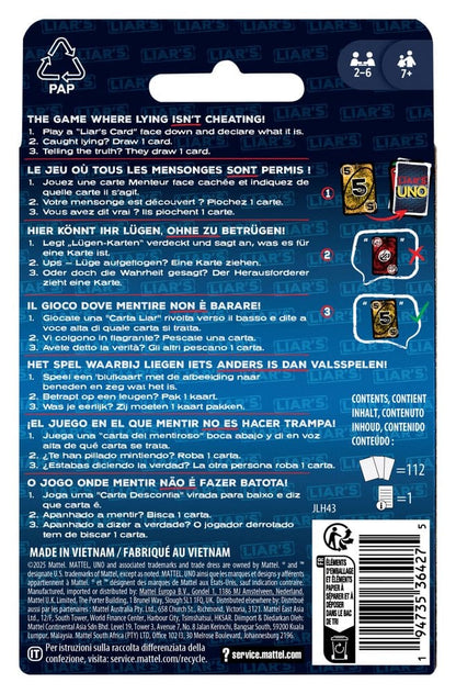Liar's UNO Kartenspiel Image 9