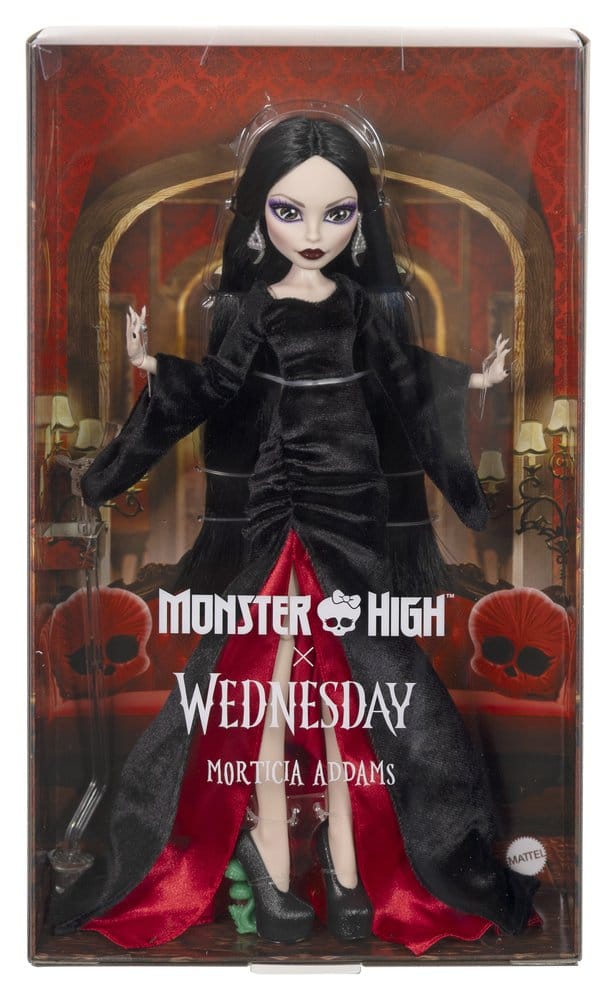 Monster High x Wednesday Collector Puppe Morticia Addams Image 7