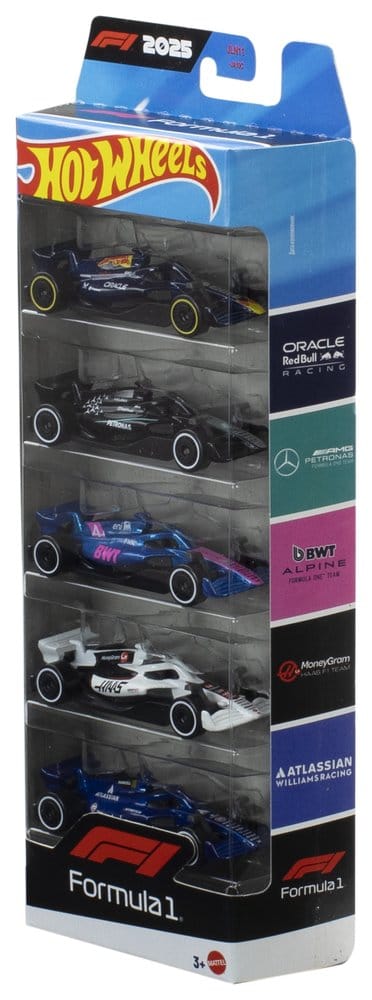 Formel 1 Hot Wheels Die-Cast Fahrzeuge 5er-Pack 1:64 2025 Image 17