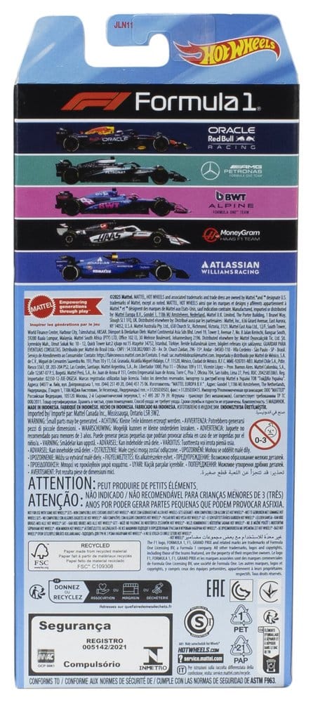 Formel 1 Hot Wheels Die-Cast Fahrzeuge 5er-Pack 1:64 2025 Image 18
