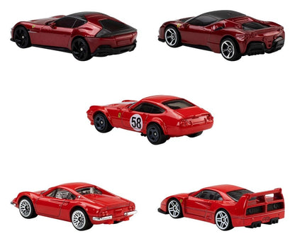 Ferrari Hot Wheels Die-Cast Fahrzeuge 5er-Pack 1/64 Image 9