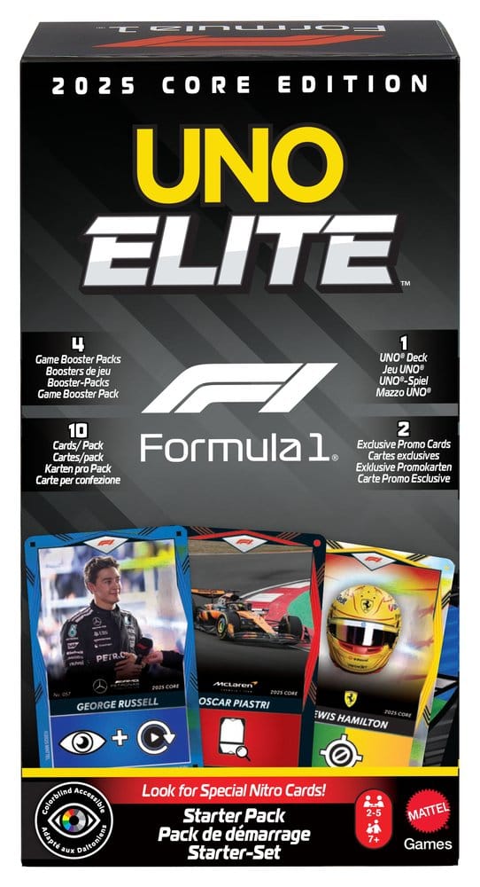 Formula 1 UNO Kartenspiel Elite F1 Starter-Set Image 1