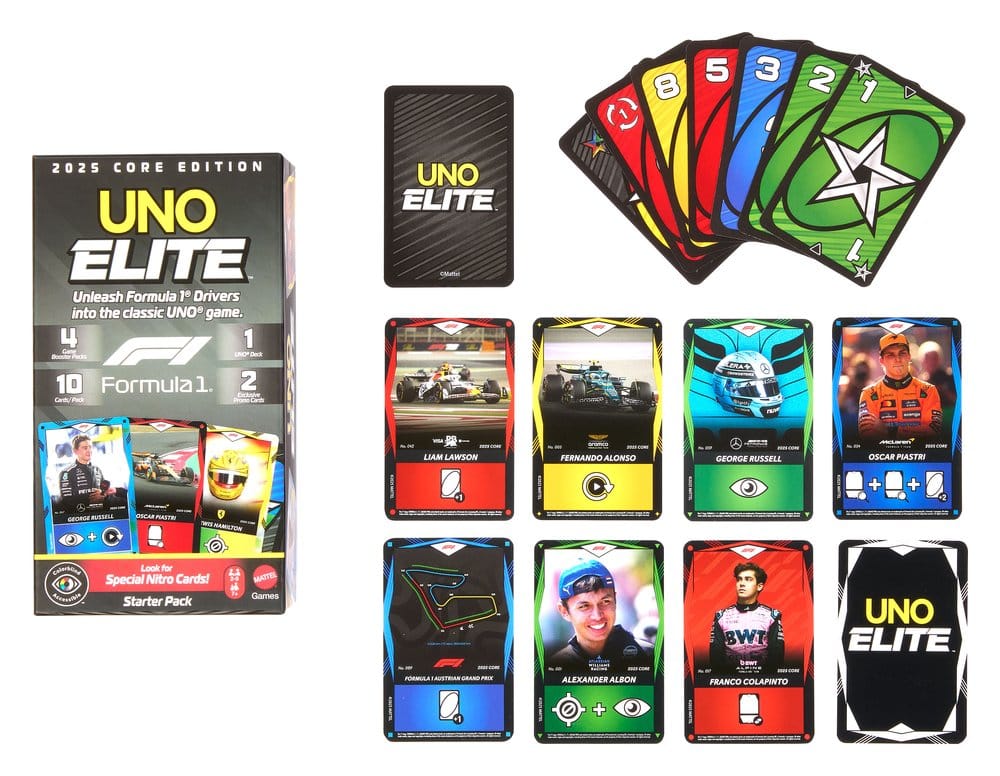Formula 1 UNO Kartenspiel Elite F1 Starter-Set Image 2