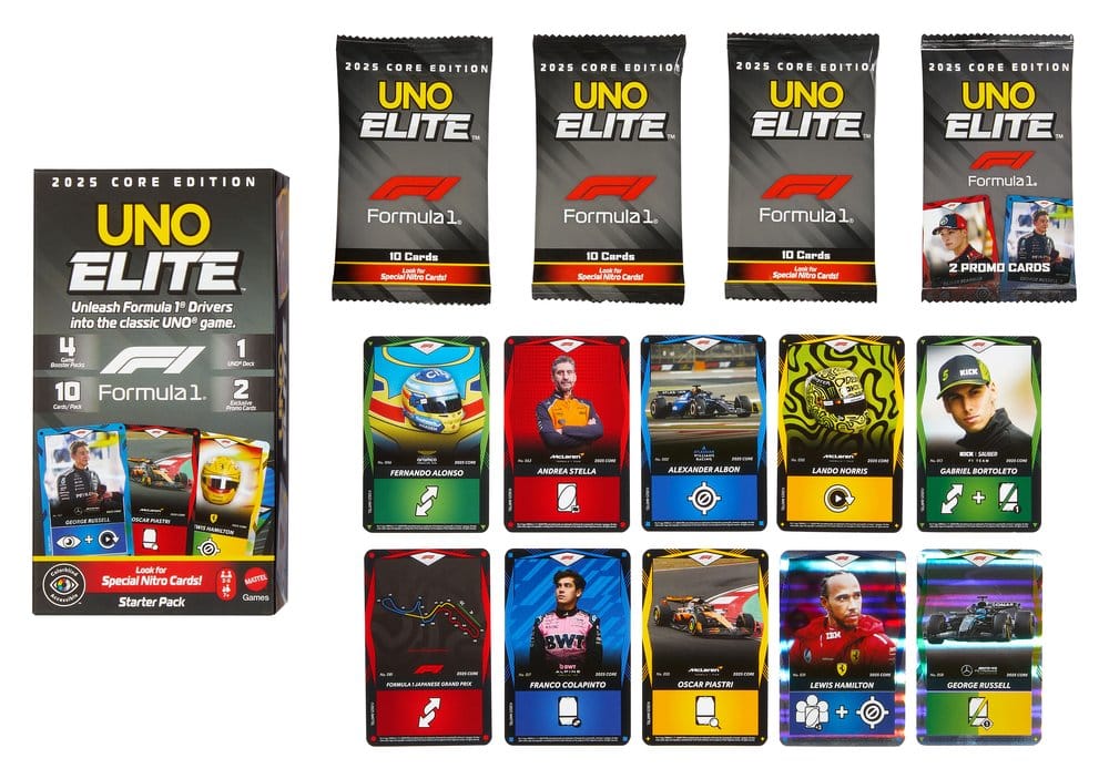 Formula 1 UNO Kartenspiel Elite F1 Starter-Set Image 3