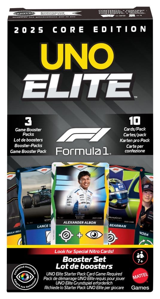 Formula 1 UNO Kartenspiel Elite F1 Booster-Set Image 1