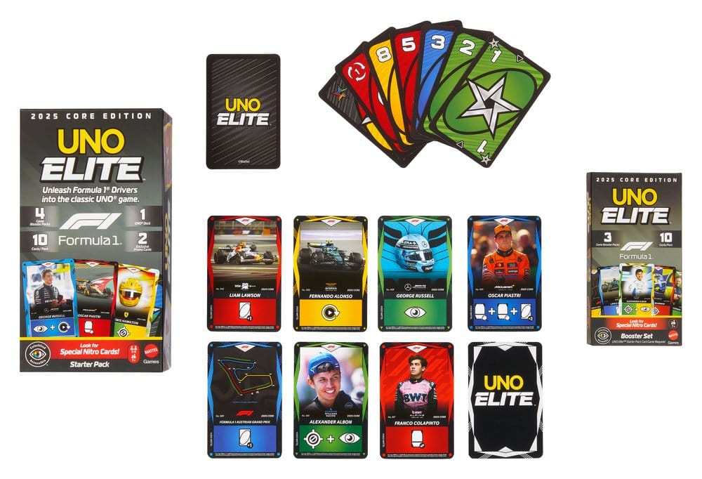 Formula 1 UNO Kartenspiel Elite F1 Booster-Set Image 3