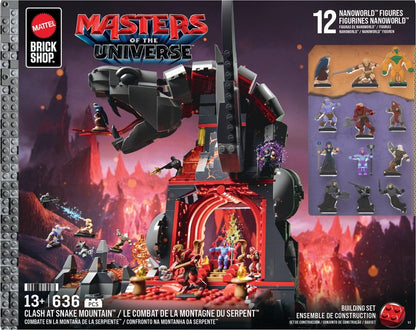 Masters of the Universe Mattel Brick Shop Bauset Snake Mountain Image 6