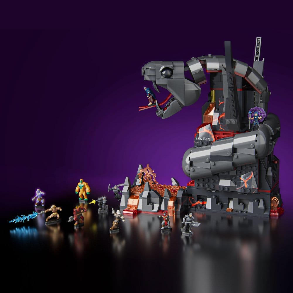 Masters of the Universe Mattel Brick Shop Bauset Snake Mountain Image 8