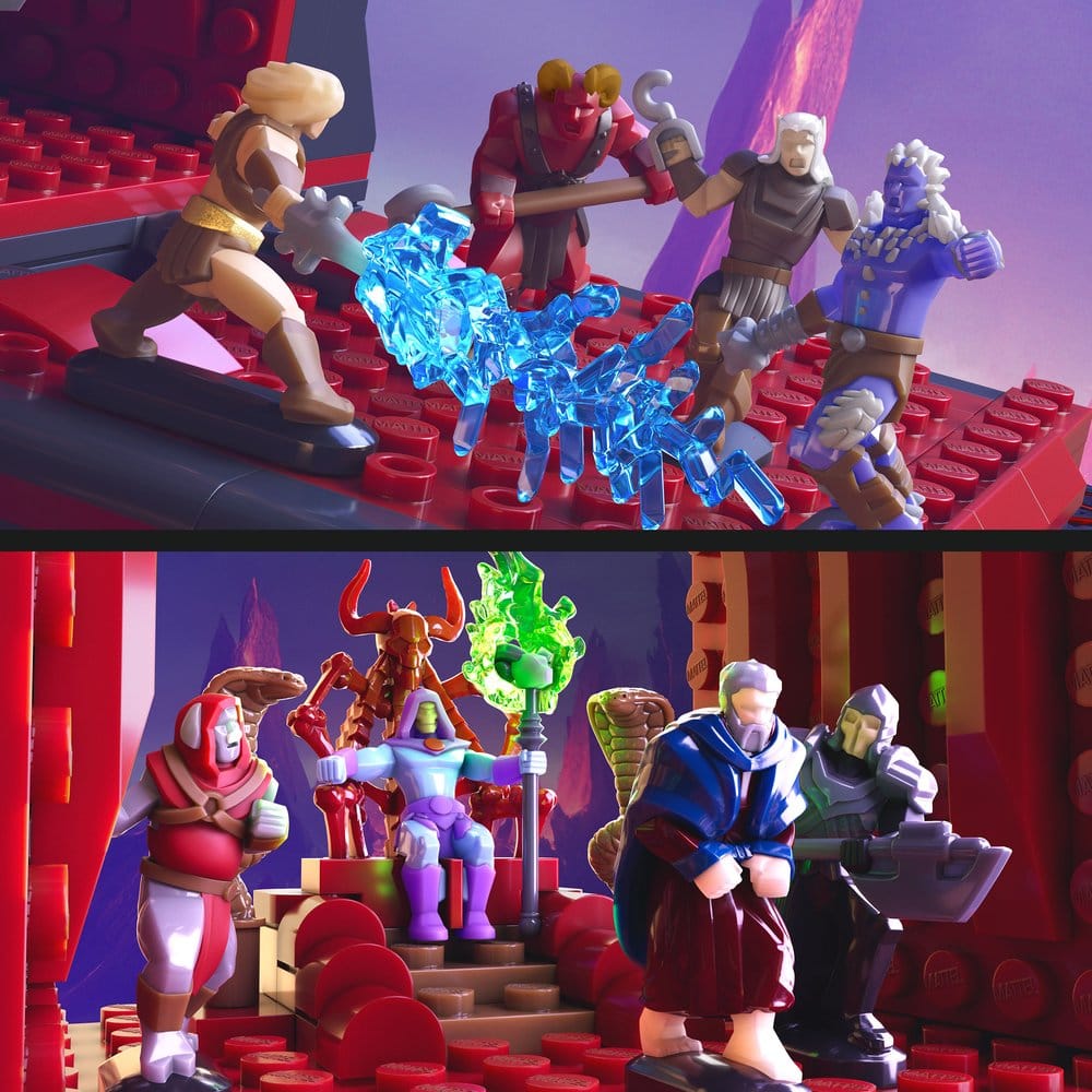 Masters of the Universe Mattel Brick Shop Bauset Snake Mountain Image 9
