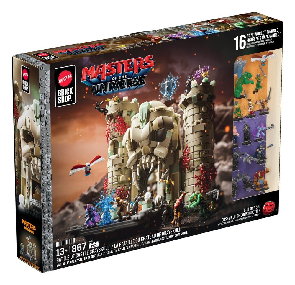 Masters of the Universe Mattel Brick Shop Bauset Castle Grayskull Image 3